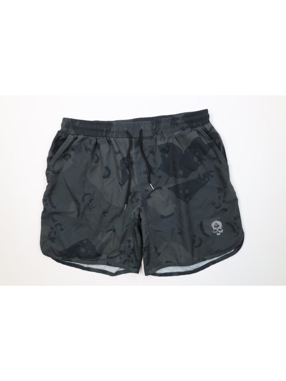 Zero Foxtrot Mens 2XL XXL 8" Above Knee Skull Camouflage Running Gym Shorts